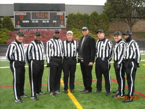 ECAC Northwest Bowl - West Conn St (14) at St John Fisher (28) - Jeff Thibodeau, Mike Savage, Sean McKinnie, Barry Fowler, Ronnie Nunn (ECAC rep), Jim Woods, Peter Bowman, Anthony Inzero