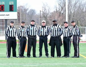 NCAA D3 First Round Muhlenberg (20) at Delaware Valley (13) - Keith Flagg, Tyler Perry, Richard Newman, William Gooselin, Chris Hadden, Gerry Morrissey, John Zayanskosk