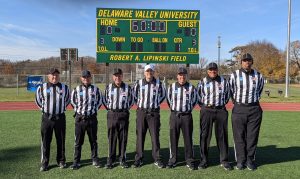 2021 NCAA D3 1st Round - Anna Maria (10) at Delaware Valley (62) - Lincoln Kaufman, Kyle Murray, Robert Geiss, Stuart Hindman, Tom Work, Tommy Walters, Brian Johnson.