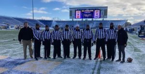 2022 NCAA FCS Semifinal - Montana St (18) at S Dakota St (39) - Mike Sechrist, Anthony Maynor, Matt Smyth, Lance Ulrich, Gregory Mota, Matt Overton, Ron Roberts, Jonathan Kirk, Chris Keel, Tim Schoen