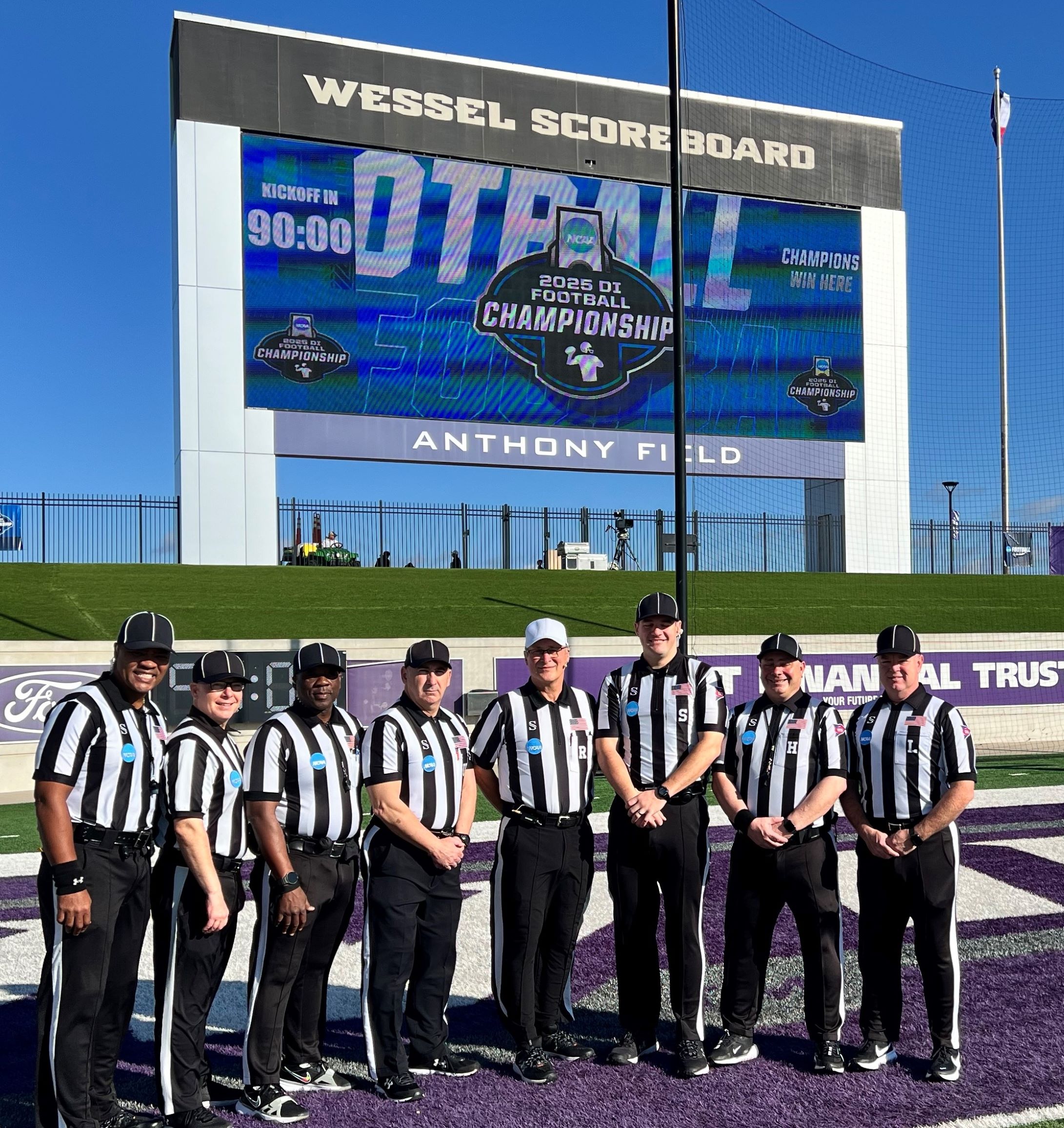 1st Round Lamar @ Abilene Christian R-Mike Davis U-Jim Schmale H-Jim Bulger L-Eric Brewer F-Mike Collins S-Jimmy Brewbaker B-Al Tunnell C-Andy Venango RC-Frank Usseglio RO-Dan Carr